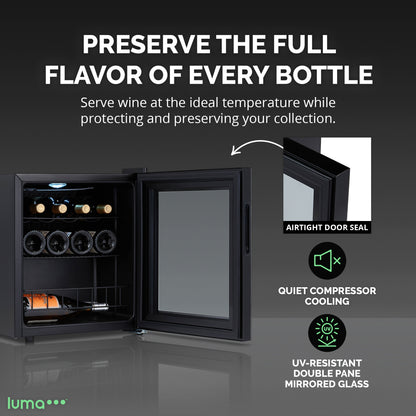 Luma® Shadowᵀᴹ Series Wine Cooler Refrigerator 24 Bottle